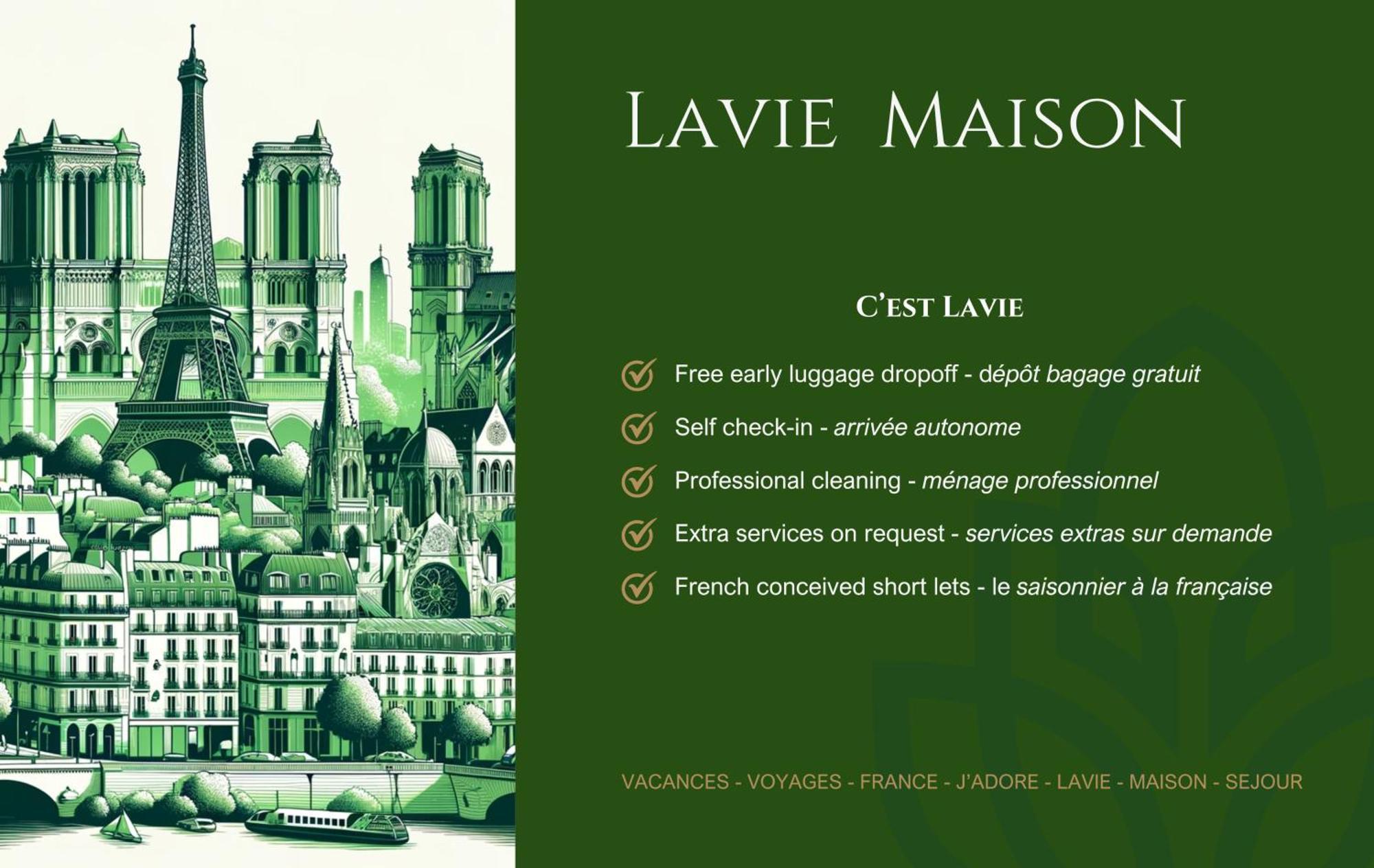 Lavie Maison Balneo Garden Flat Bordeaux Eksteriør billede